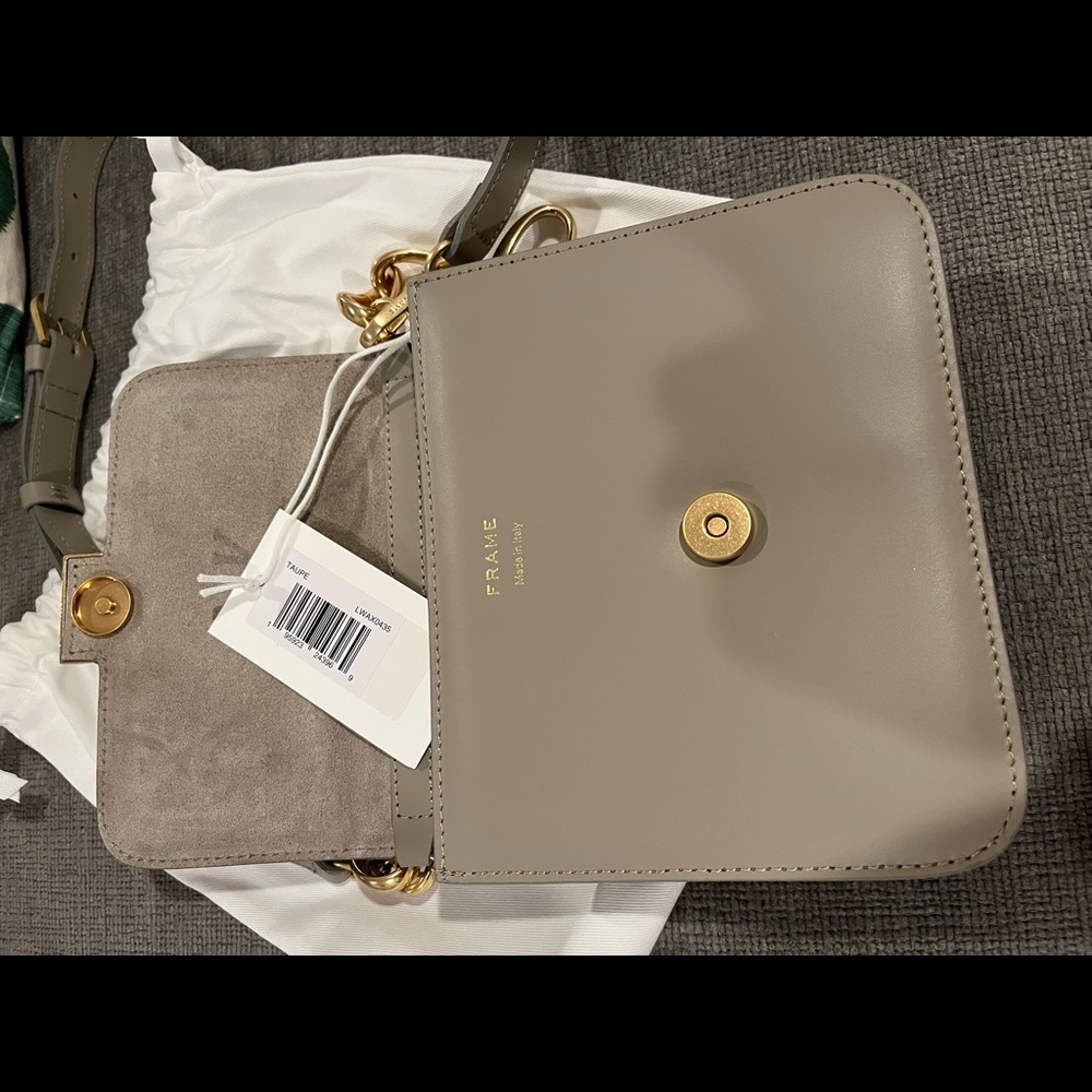 NWT FRAME Le Signature Mini leather crossbody bag - Picture 7 of 7